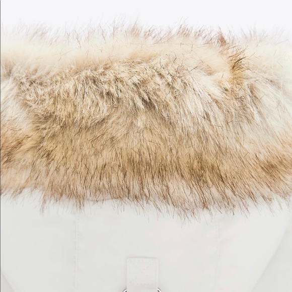 Zara Women’s Water Repellent Long Padded Coat - Picture 8 of 9